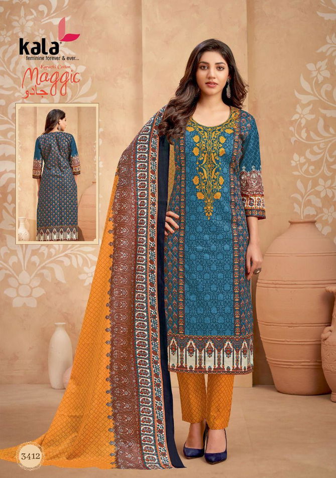 Kala Maggic 15 Karachi Cotton Regular Wear Printed Dress Material Collection